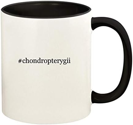 Подарък дрънкулки chondropterygii - Хэштег 11 грама, Керамични Цветна Дръжка и Вътрешната част на Кафе Чаши,