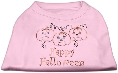 Ризи с кристали Happy Halloween Светло Розов цвят, XL (16)