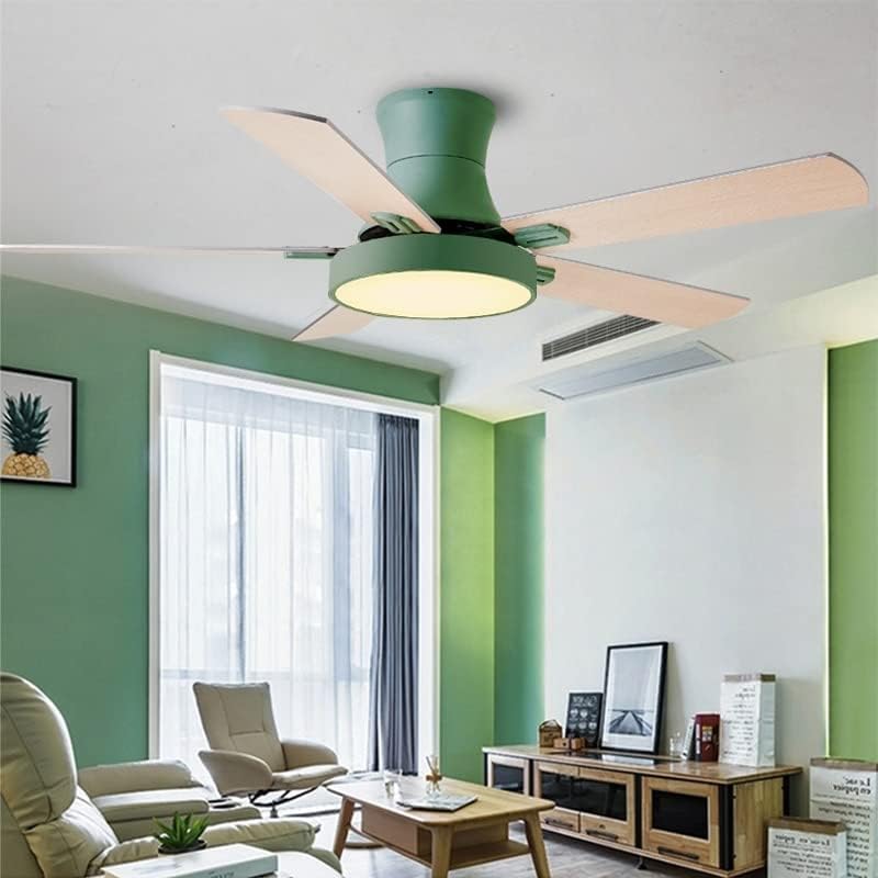 ChezMax 52 инчов модерен вентилатор на тавана фенове с осветление дистанционно управление вентилатор лампа декор