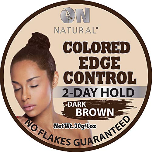 Гел за коса с Естествена трева Edge Control 1 унция-Тъмно кафяво