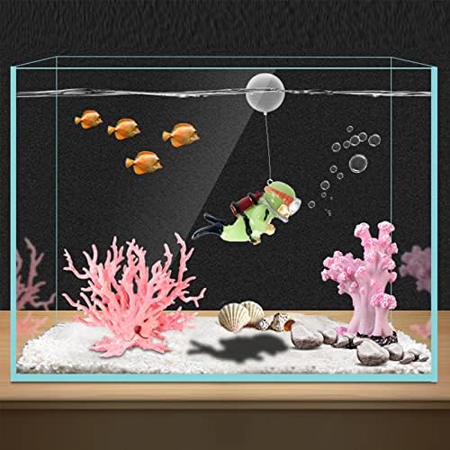 Светещи аксесоари за аквариум, имитиращи водолаз, плаващ лихвен смола, интересен декор, играчки-окачване за