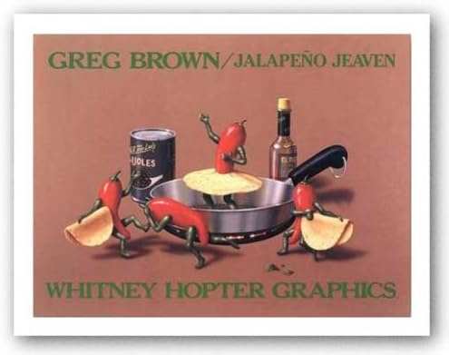 Халапеньо Jeaven от Грег Браун Художествен Плакат 24 x 18