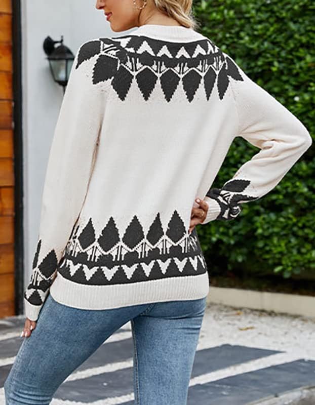 Жена Вязаный пуловер YEMOCILE на Хелоуин с Хубав Модел Призрак, Готическата Градинска Облекло с Дълги ръкави