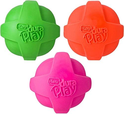 Размер на топката Hartz Dura Play: Средната опаковка от 3 броя за малки породи