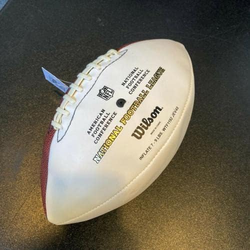 2010 Екип на Индианаполис Колтс Подписа Уилсън Футбол NFL С Автограф - Футболни топки С автографи