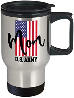Пътна Чаша за майките от Армията на САЩ, подарък за мама от армията, Подарък за Деня на Майката от Сина, Армията