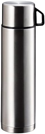 Бутилка за вода Pearl Metal H-6828, 33,8 течни унции (1000 мл), пълна чаша, Двойно, Бутилка от неръждаема стомана,