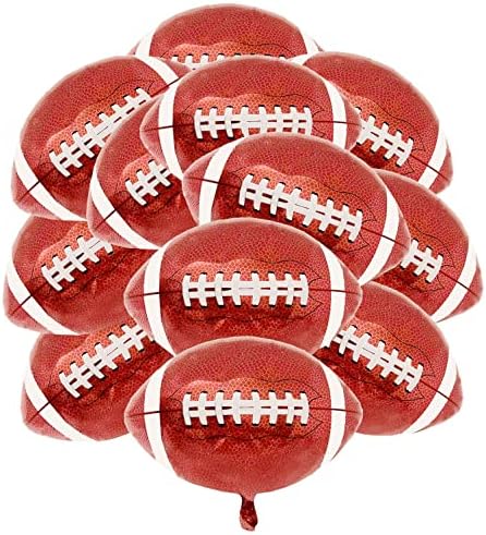 12 Парчета 21 Инча(Ове) на Големи Футболни Топки От Фолио, Балони от Алуминиево Фолио във формата на Футбола,