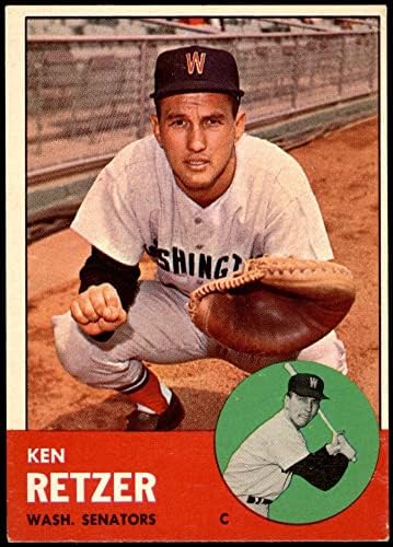 1963 Topps Baseball 471 Кен Ретцер Силна серия Отличен (5 от 10) за версия Mickeys Cards
