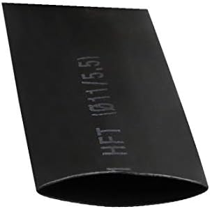 Нов Lon0167 Термоусадочный отличаващ се С тръбна метална намотка надежден, ефективен Кабелен ръкав с дължина 1,5 метра вътрешен диаметър 11 мм, черен (id: 8b9 78 55 798)