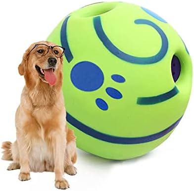 HKHLAT Интерактивни Играчки за кучета, Хихикающий Звук, Топка за домашни любимци, за по-Големи Агресивни Жевателей,