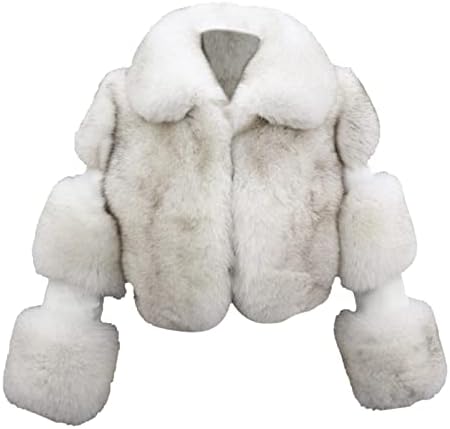 Дамско Зимно Палто С Кожа ръкав, Размер на Топли Якета от изкуствена кожа, Плюс Изкуствена Връхни Дрехи, Късо