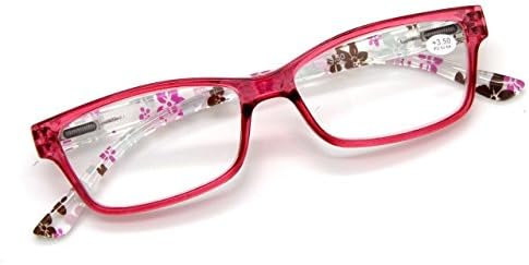Женските характеристики Newsight Правоъгълни, С Принтом във формата на Малки Цветя На Пролетта Панти Очила за