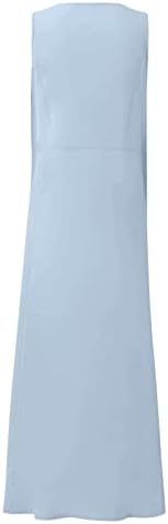 Женствена рокля Макси размер Плюс, Женски Лятото Ежедневното Модно рокля Средна дължина от Однотонного Памук