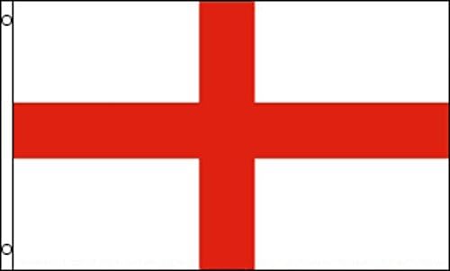 НАЙЛОН (НЕ Полиестер) Англия (Кръст на Свети Георги), знаме на 3 'x5' 210D НАЙЛОН-S
