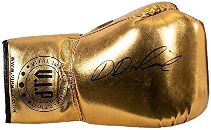 Боксови ръкавици с автограф от Даниел Дюбоа - Златни автограф V. I. P. - Боксови ръкавици с автограф