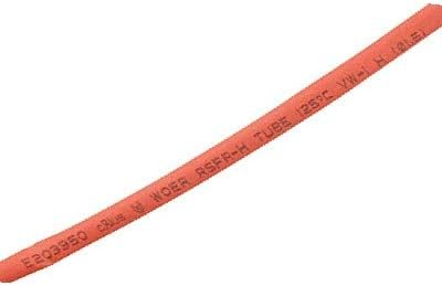 Нов Lon0167 7 бр Свиване тръба с диаметър 2 м 6,6 фута 1,5 мм Червен цвят (7 бр. 2 М 6,6 фута от 1,5 мм диаметър