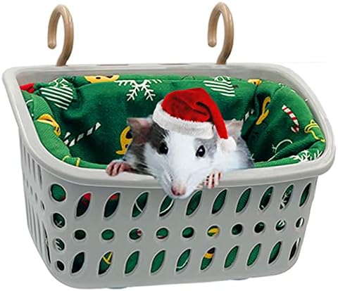 JWShang Малка Бежовата the rat Легло и Малка Коледна the rat Легло