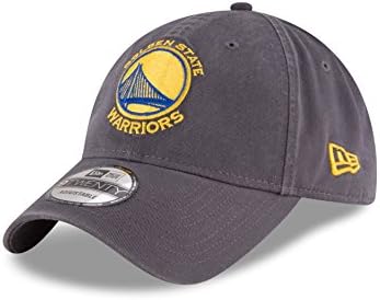 Бейзболна шапка на NBA Golden State Warriors Core Classic 9Twenty Регулируеми, Сив, Един размер