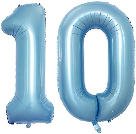 GOER 42-Инчов Златен балон с номер 10, Гигантски Гелиевые топки от Фолио за Украса на парти в чест на 10-тата