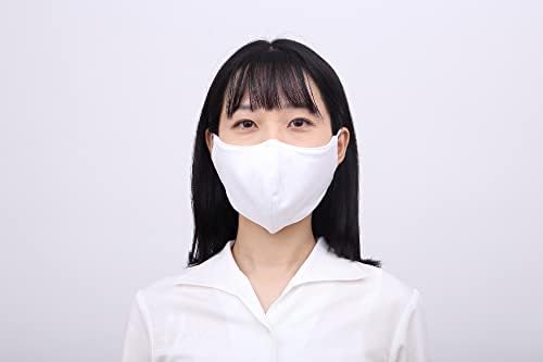 【комплект от 2 теми】 I R Labo идеален памучен тъканта, маска за лице за възрастен размер Бяло на цвят, С функция