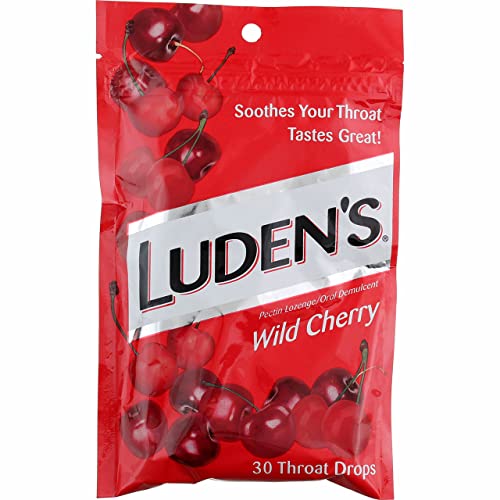Близалки за поглъщането на Luden' ' s Wild Cherry - 30 ct, Опаковка от 3 броя