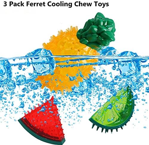 HAICHEN TEC 3 опаковки на Охлаждащи Дъвчащи играчки за пор, Играчка за никнене на млечни зъби във формата на